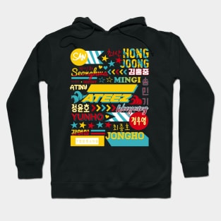 ATEEZ Collage Hoodie